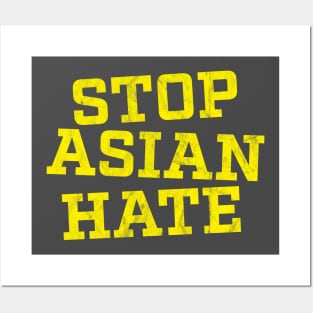 Stop Asian Hate Anti Asian Racism Posters and Art